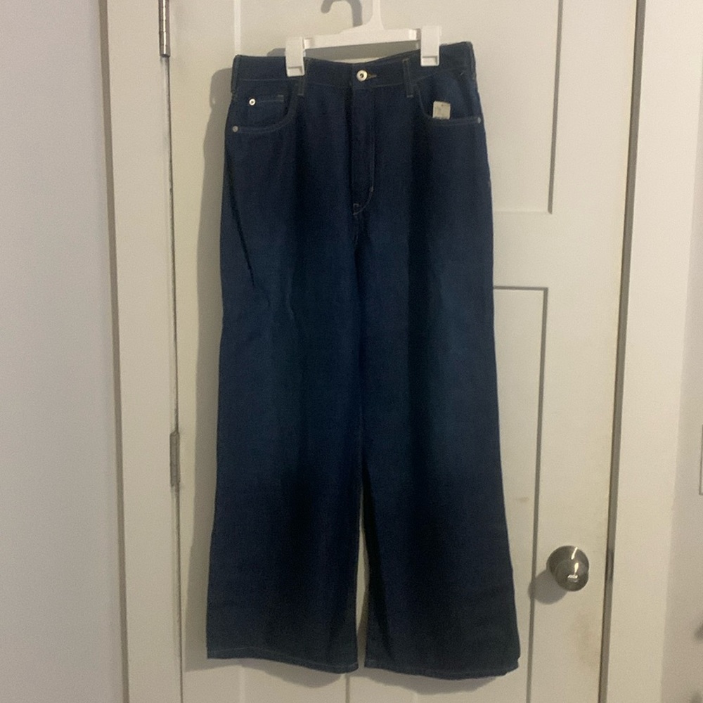 NWT pilcro wide leg jeans dark wash